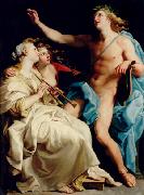Pompeo Batoni Apollo and two Muses Sweden oil painting artist